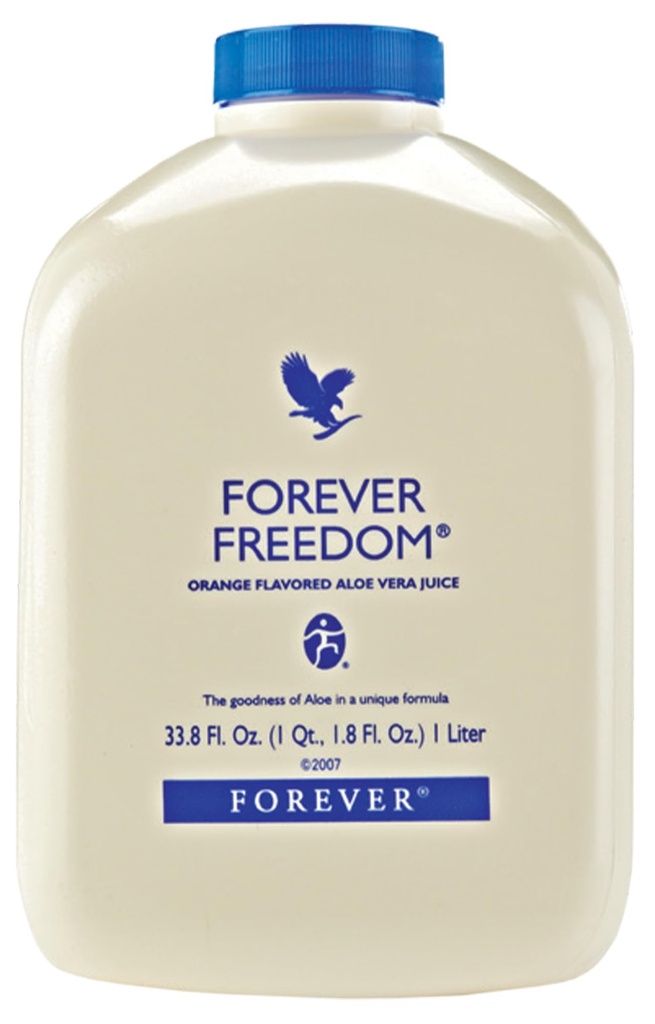 Forever Living - Forever Freedom - Aloe Vera fælles støtte med Glucosamin og Chondroitin - Orange Flavor - 33,8 fl oz (pakke med 1)
