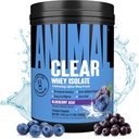 Clear Whey Isolate Protein Powder - Nem at Digest og Mix, 5g BCAA, Delicely Juicy, Forfriskning Anytime Drink for mænd og kvinder, Blåbær Acai 500g (20 Servere)