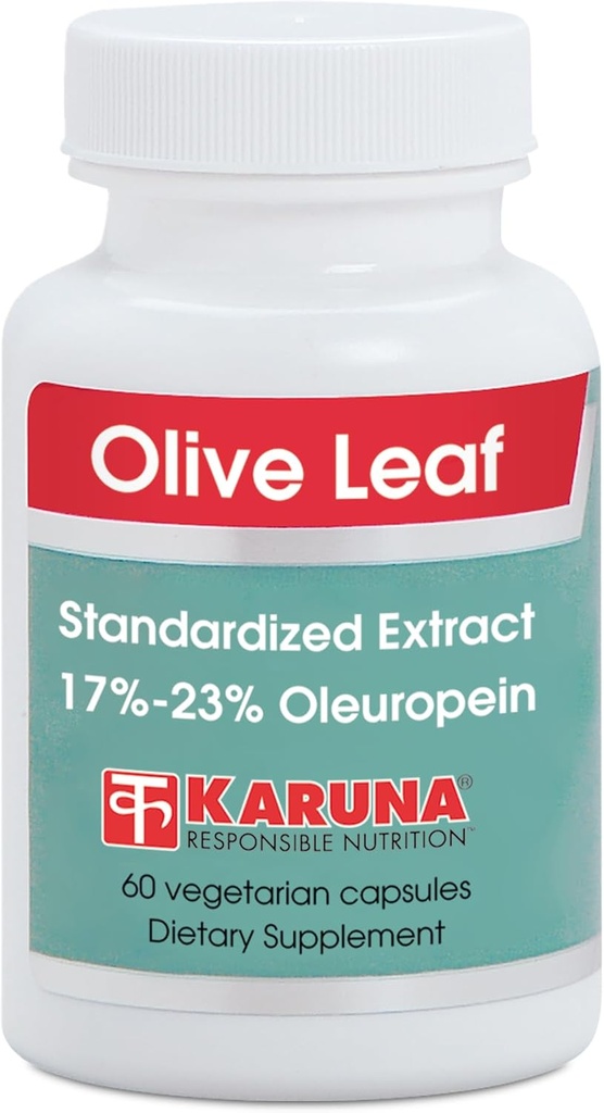 Karuna Olive Leaf Extract 500mg, 60 vegetariske kapsler