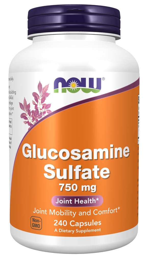 Now Foods Supplements, Glucosamin Sulfate 750 mg, with UL Dietary Supplement Certification, 240 Veg Capsules