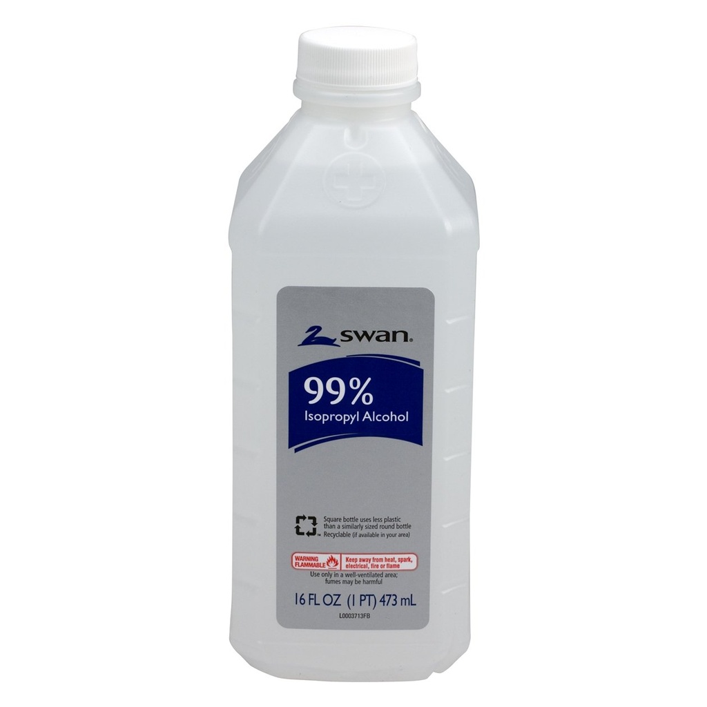 Swan Isopropylalkohol, 99%, Pint, 16 OZ
