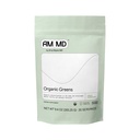 Amy Myers MD Organic Green Powder - Understøtter Energy & Gut Health - USDA Organic Superfood Blend med Spirulina, Chlorella, Barley Grass - 270g (30 Servere)