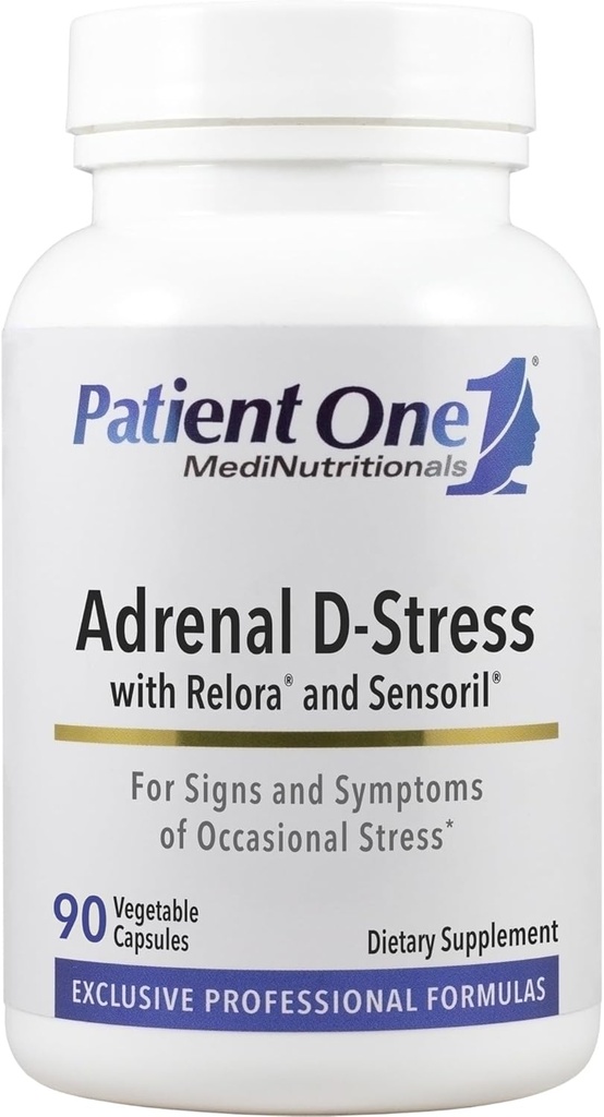 Patient 1 Adrenal D- Stress Note 124; supplement til støtte sund stress Response og Cortisol Niveauer *
