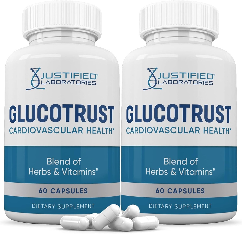 Godkendte laboratorier (2 Pack Glucotrust Advanced Formel Supplement Pills 120 Kapsler