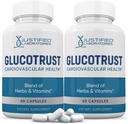 Godkendte laboratorier (2 Pack Glucotrust Advanced Formel Supplement Pills 120 Kapsler