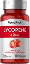 Piping Rock Lycopen Supplement: 124; 40mg • 124; 100 Softgels • 124; Carotenoider • 124; Non- GMO, Gluten Free