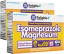 Reliable-1 Laboratories Esomeprazol 2- Pack - Magnesium Delayed Release Acid Reducer 20Mg kapsler til hyppig hjerterytme Relief 84 Ct