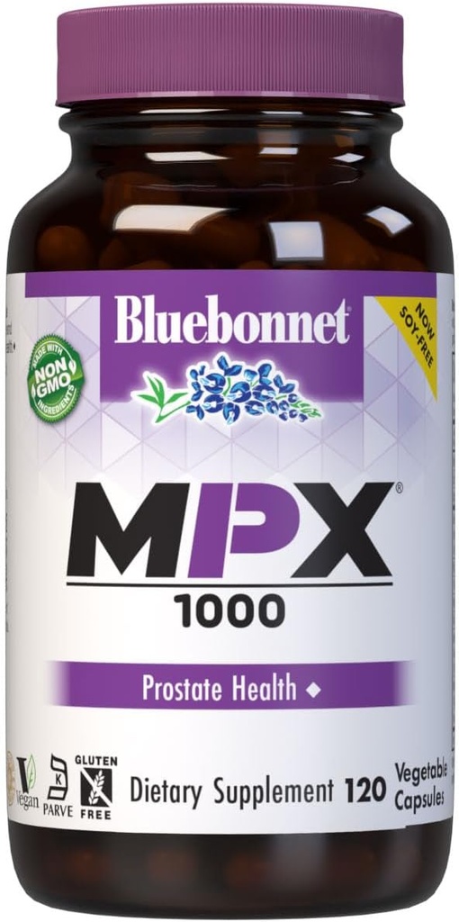 BlueBonnet MPX 1000 Prostate Support Supplement, 120 Tæl