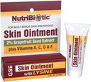 NutriBiotic - Skin Salve .5 Fl Oz Budding 124; med GSE, Lysin, Bieswax, Echinacea, Goldenseal, Vitamin E & Mere Budding 124; for mindre hud irritationer & til støtte Sund Tissue Budding 124; Fremstillet uden gluten & GMO 'er