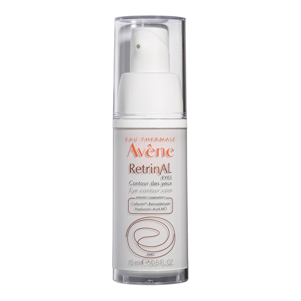 Avène Retrinal Eyes Advanced 3- In-1 Eye Cream, Retinal Eye Cream, drevet af Retinaldehyd & Hyaluronic Acid, Hjælper glatte rynker, minimerer underøjet puffiness & mørke cirkler, øje creme anti-aging