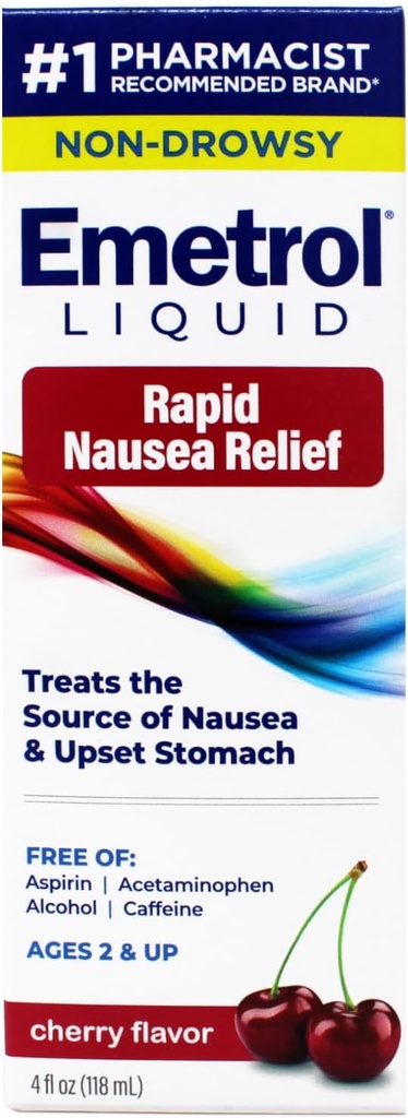EMETROL Kvalme Cherry Flavor, 4 Ounce