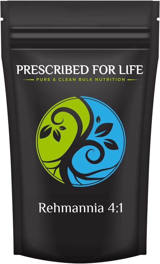 Præskrevet for Life Rehmannia Powder 4: 1; Traditional Chinese Medicine Root Extract Powder (12oz / 340g)