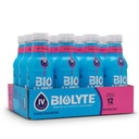 BIOLYTE Electrolyte Drink - Doctor- Formuleret Hydration Drink, Electrolytes Vand, Kemoterapi skal hugge for kvinder & mænd, Rehydration IV Væske i en flaske - Frugt Punch, 16 Fl Oz (12 Pack)