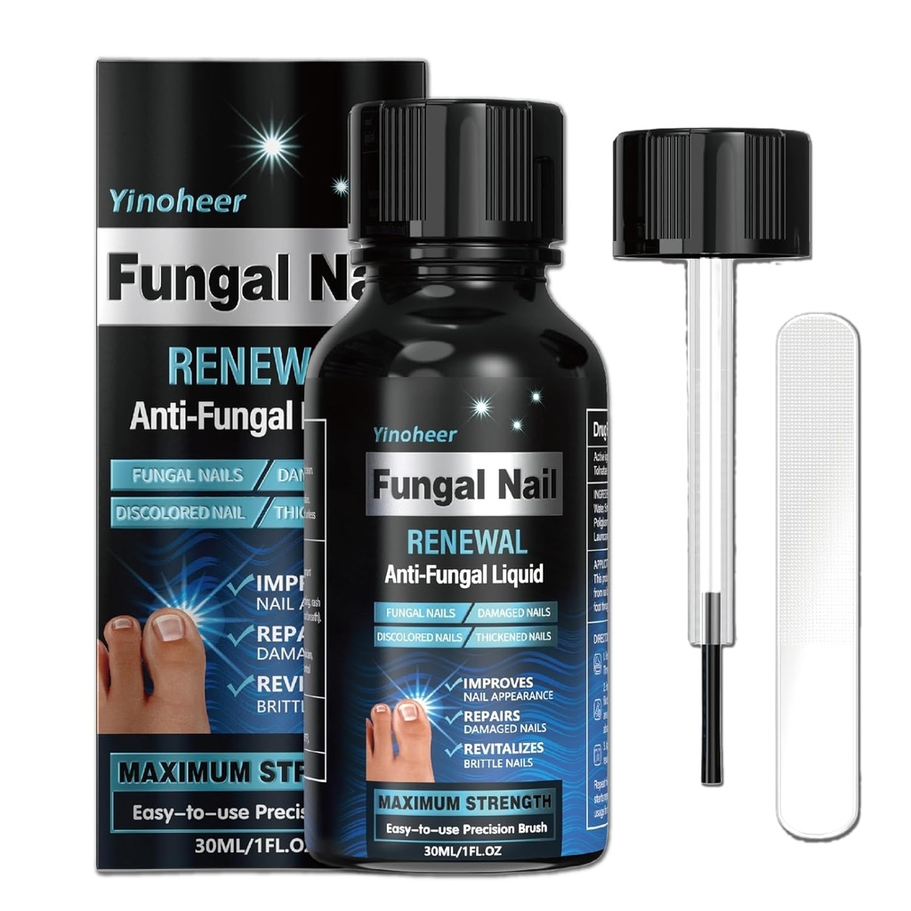 Toenail svamp behandling, Negle svamp behandling for Toenail, Negle reparation løsning, Fingernegle Fornyelse Væske til beskadigede & misfarvning Nail, Negle svamp behandling, sikkert og forsigtigt - 30ML (1 FLOZ)