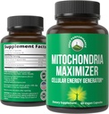 Mitokondrier Maximizer med CoQ10 og aktiv PQQ. Bedste Mitokondriel Support Supplement med MCT Oil. Naturlig cellular Generator til ren, fokuseret energi 60 Vegetariske kapsler
