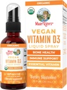 MaryRuth Organics Vitamin D USDA Økologisk Mezzogiorno 124; VIT D3 Flydende Mezzogiorno 124; Sugar Free Mezzogiorno 124; Flydende VIT D Spray immunforsvar Support til voksne & Kids Mezzogiorno 124; Knoglesundhed Mezzogiorno 124; Gluten Free Mezzogiorno 124; Non- GMO Mezzogiorno 124; 30 Servering
