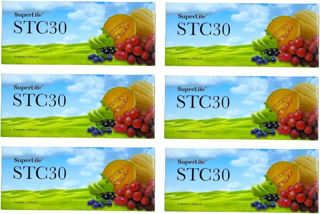 Generisk Coffeelover1111 Superlife STC30 STC 30 Superlifeworld Stem Cell Supplement 15 Sachelts Each (6 Box)