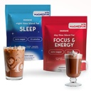 Drik din meditation Moment Chokolade drøm & Cacao Adaptogen Mushroom Bundle 124; Sleep & Energy Budd124; 0 Sugar Budd124; Hot Chocolate & Coffee Alternative Budding 124; Reishi, Ashwagandha, Lions Mane, GABA Budd124; 30 Servering