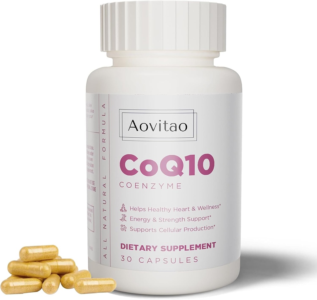 CoQ10 til kvinder Kvinder Q10 Antioxidanter Detox Menopause Immus 200mg 30 Veg Non- GMO og Gluten Free Immunsupplement