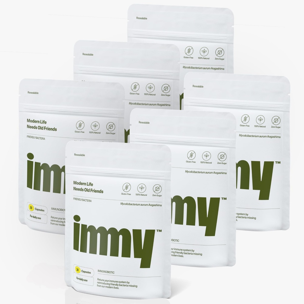 IMMY immunsupplement for Mood Support og Gut Health, 180 ct. - Understøtter fælles Relief, Focus & Mood Support, Natural Calming Aid