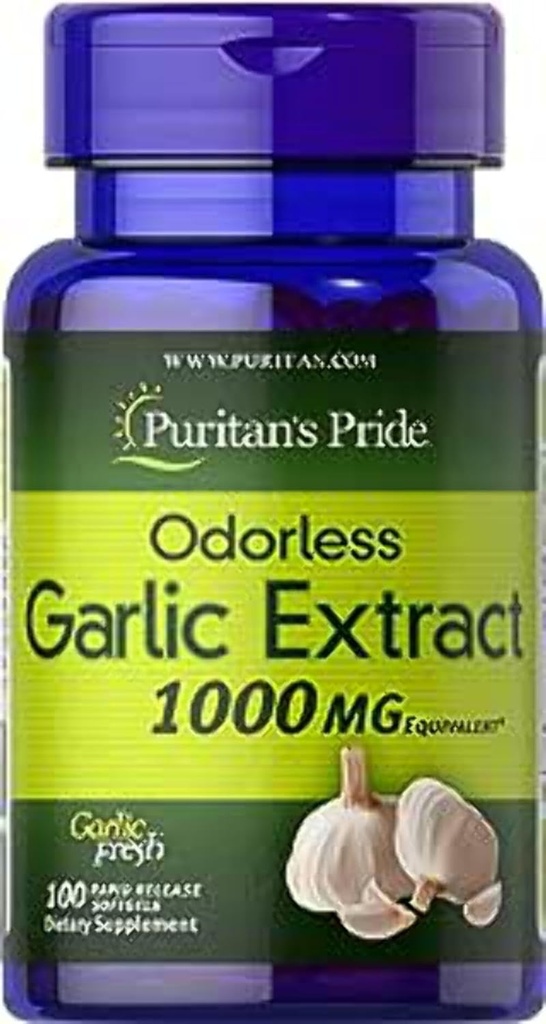 Puritans pride hvidløg 1000 Mg, 100 Total Greve