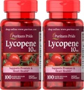 Puritans Pride Lycopene, supplement til prostata og hjertesundhedsydelse * 10 Mg Softgels, 100 Greve (pakke med 2)