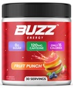 Morgenmad Buzz Energy Drink Powder - Energy Boost Drink Mix - Sukkerfri energi med antioxidanter - Morgen Kickstart og Sport Nutrition Endurance Produkt - 30 Servering, Frugt Punch, 7.9 Ounces