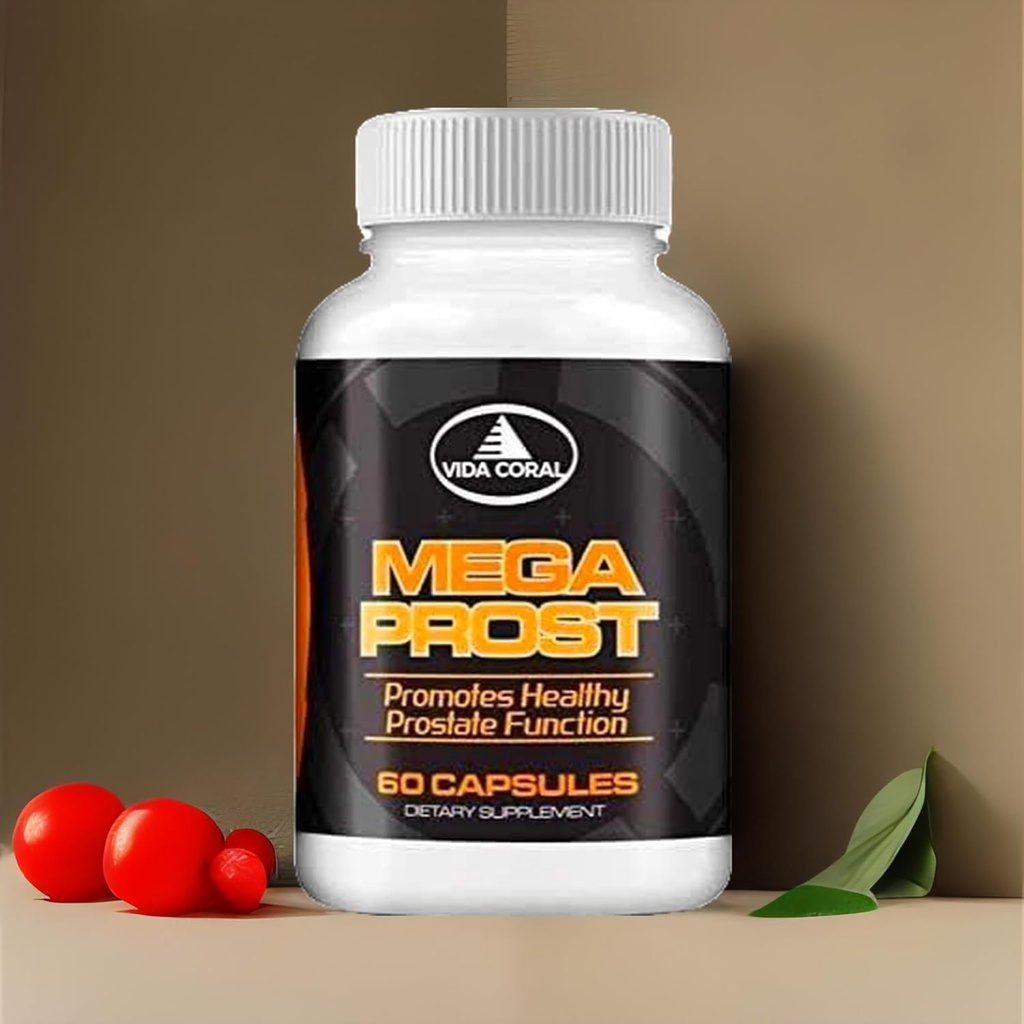 MegaProst - Avanceret prostata supplement til mænd Note 124; Reducer Badeværelse Trips, Promote Sleep and Support Urinary Health & Bstige tømning af 124; 60 Caps (1)