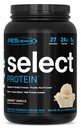 PEScience Select Protein Powder, Whey og Casein Blend, Clean Protein Powder for kvinder og mænd, lav kalorie, lav carb, Keto Friendly, Gluten Free - Gourmet Vanilla - 27 Serveringer