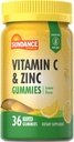 Sundance Vitamin C og Zink Gummies C124; 36 Greve C124; Lemon Flavor C124; Vegan, Non- GMO, og Gluten Free Supplement