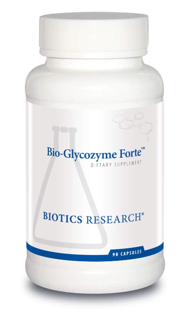 BIOTICS RESEARCH Bio Glycozyme Forte Multivitamin for Glycolytic Support, Vanadium, Zinc, Chromium, Manganese, Inositol, Catalase, Healthy Metabolism and Homocysteine 90 Capsules