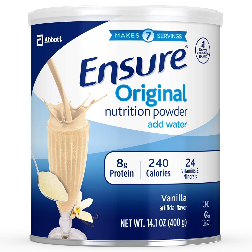 Sikre original ernæring pulver, Vanilla 14 Ounces (Værdi pakke med 4)