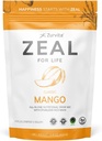 Zurvita Zeal for Life Wellness Drink Mix - Mango Flavor - Gluten- Free, Vegan, med Biotin, Vitaminer B12, C, D, E, Jern, Magnesium - 30 Servere (420g)