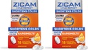 Zicam Ultra Cold Remedy Zink Rapidmelts, Orange Cream Flavor, Homøopatisk, Cold Shortening Medicine, Shortens Cold Varighed, Sugar- Free, Farveløs, 18 Greve (Pack of 2)