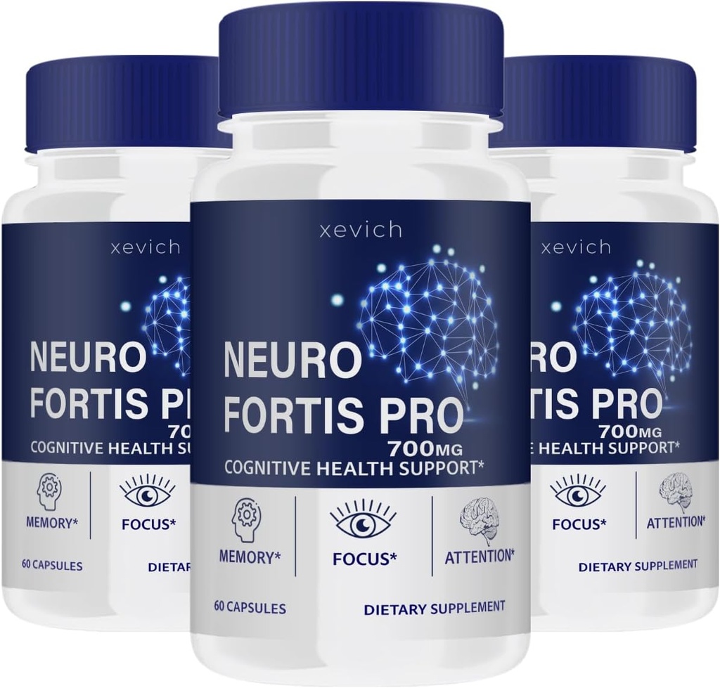 NeuroFortis Pro - Neuro Fortis Pro Pill Formel (3 pakker, 180 kapsler)