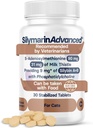 Levertilskud til katte - Mælketidsel til katte Leverstøtte med S- Adenosylmethionin (samme) & Silybin - 30 tabletter