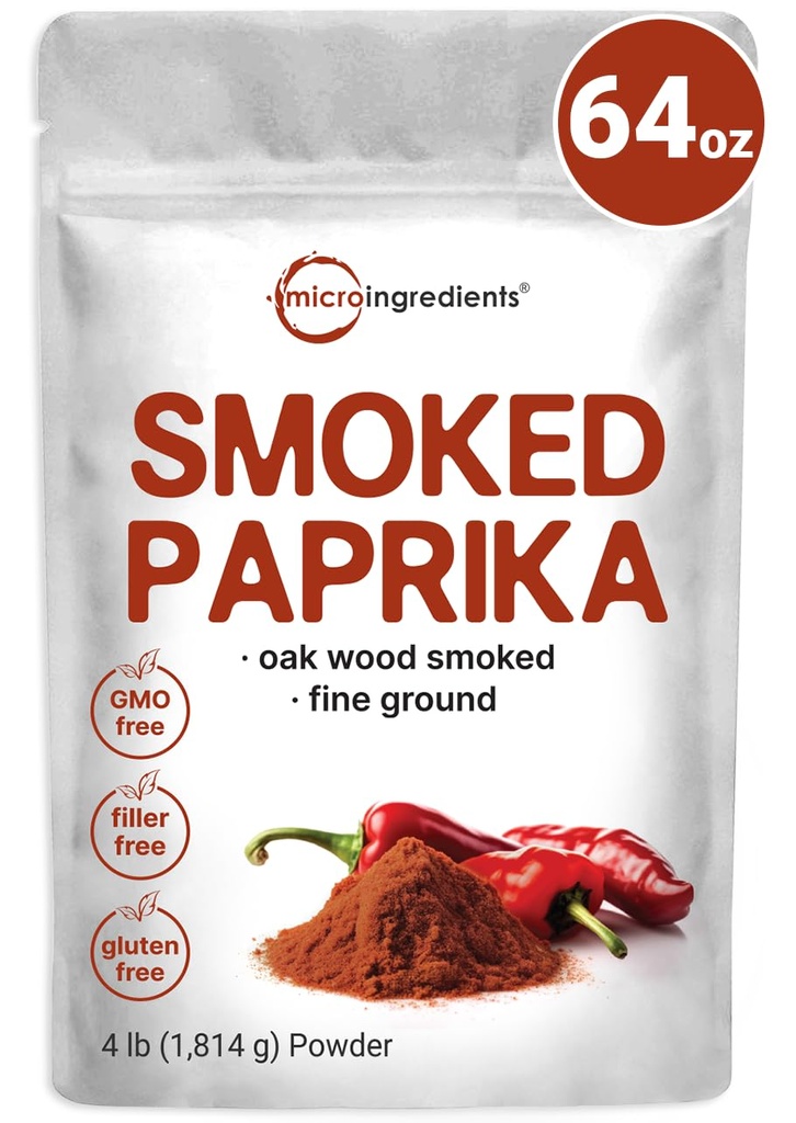 Røget paprika pulver, 4 LB (64 oz)