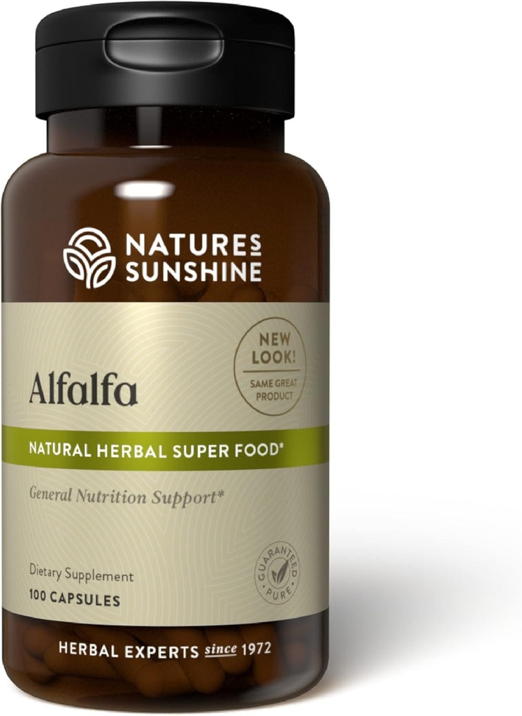 Naturens solskin Alfalfa, 100 kapsler
