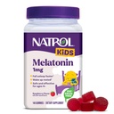 Natrol Kids Melatonin Gummies 1mg, Children 's Melatonin for Rastful Søvn, 140 Raspberry-Søvn Gummies, 140 Day Supply