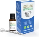 Solace Probiotika flydende formel for voksne og børn - Koncentreret blend for fordøjelse sundhed og immunitet, Klinisk researched, Easy Springe ansøgning, Hypoallergen - 15ml