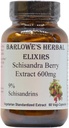 Barlowe 's Herbal Elixirs Schisandra Berry- 124; Uddrag 124; 9% Schisandrins - 124; 600mg pr. kapsel - 124; 60 Veggie - Kapsler - 124; Non- GMO - 124; Stearate Free - 124; Glaskolbe