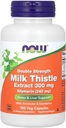 Now Foods - Silymarin Milk Thistle med Artiskoke og Mælkebøtte Dobbelt Styrke 300 mg. - 100 Vegetabilske Kapsler (r)