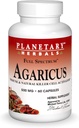 Planetariske Herbals Agaricus Extract Full Spectrum Capsules, 500 mg, 60 Greve