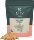 Lilje af Valley Noni Fruit Powder - Morinda Citrifolia - Superfood indisk Mulberry - Great for smoothies og opskrifter - Vegan & Gluten- Free - Resealable Pouch (8oz, 226g) - Pakke May Vary