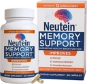 Naturlig hjerne booster til hukommelse, koncentration & hjerne sundhed - ekstra styrke Plant- baseret fokus supplement til voksne & seniorer, Lavet i USA (60 kapsler / 30 Serv)
