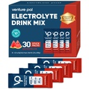 Venture Pal High Sodium Sugar Free Electrolytes Powder Packet - Hydration Packets med Vitamin, Natrium & Kalium- 124; Zero Calories