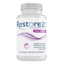 RestoreZ Stay Asleep (60 kapsler) Natural Sleep Supplement - Bevar lang Restful Sleep gennem natten - Ikke-Habit Danning Sleep Aid