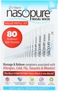 Nasopure Nasal Wash, Value Refill Kit, "The Nicer Neti Pot" Sinus Wash Kit, Komfortabel Nasal Rinse 80 saltpakninger (3.75 Bedste Hver), Nasal Congestion, Cold, Flu, Allergi, Nasal Vandingssystem