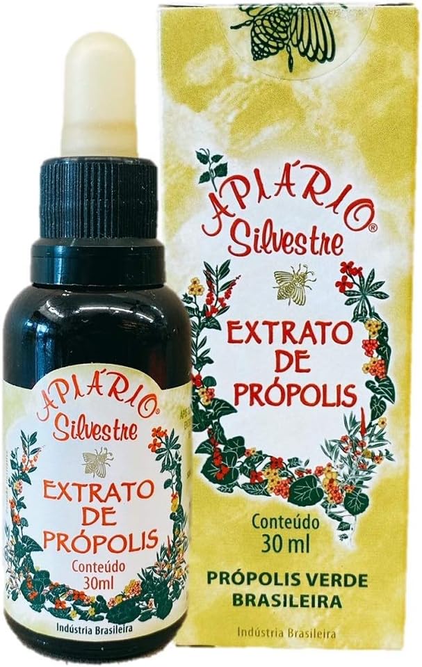 Apiario Silvestre Brazilian Green Bee Propolis Traditional Extract (30 ml)