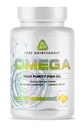 Core Nutritionals Omega High Renhed Fish Oil against 124; Triglycerid Form EPA & DHA against 124; 1300mg Omega- 3s against 124; Brain & Heart Health Support